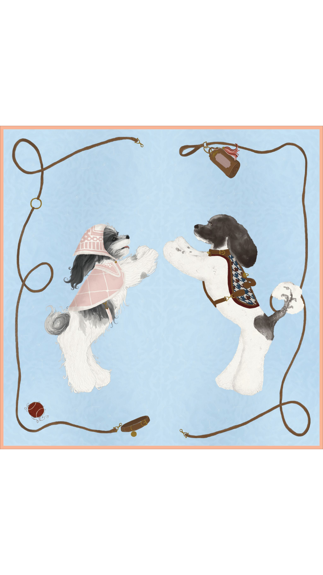 The Meeting 90 Silk Scarf